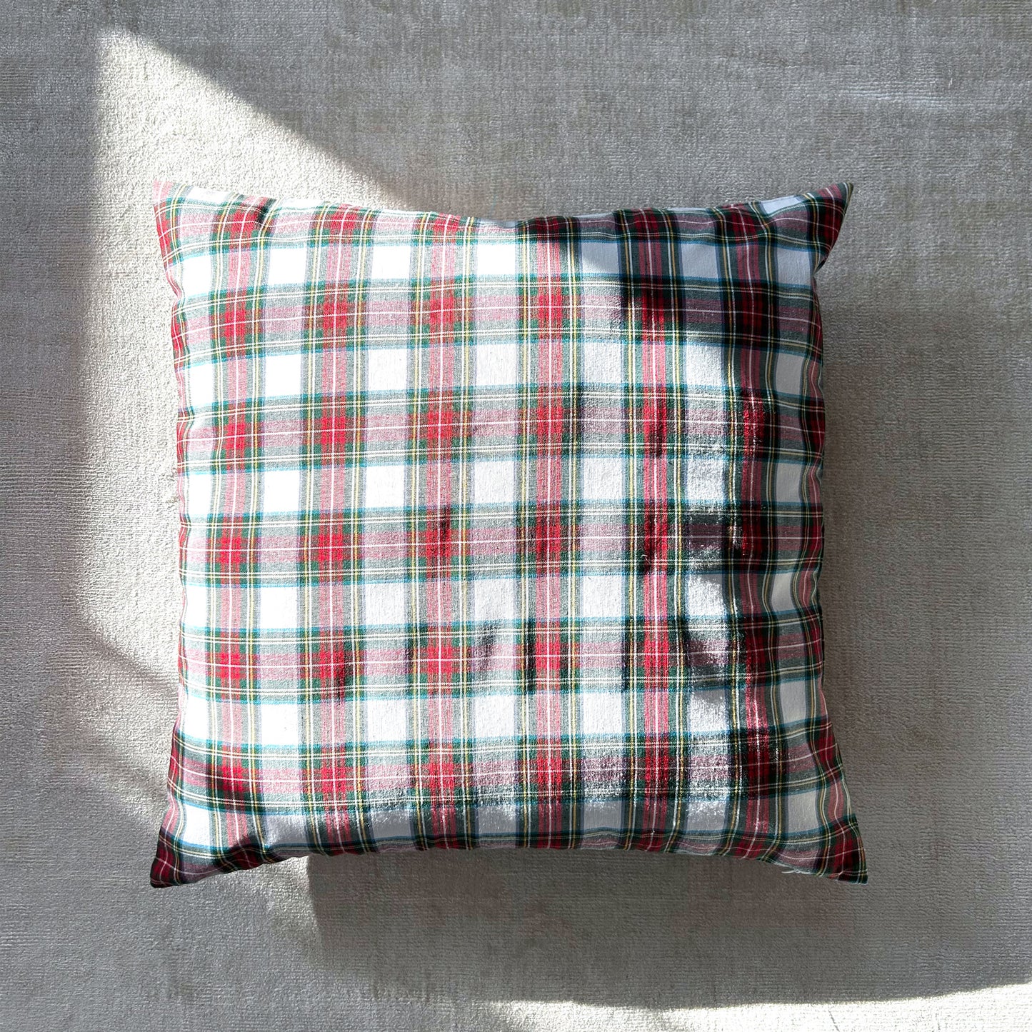 plaid_style_throw_pillow_cover_sofa_home_decor_christmas