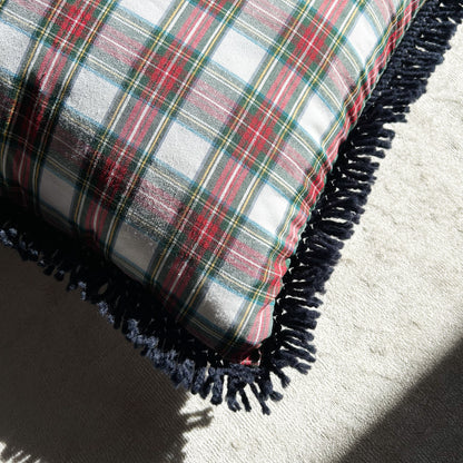 Scottish_pattern_pillow_case_with_fringe_home_decor_gift_idea