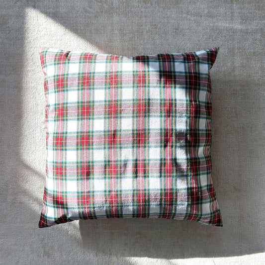 plaid_style_throw_pillow_cover_sofa_home_decor_christmas