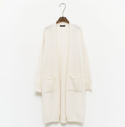 cardigan white soft long sleeves 
loungewear